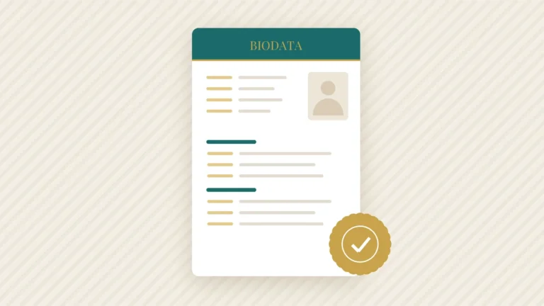 A completed marriage biodata for a boy with photo, career, family details and partner preferences